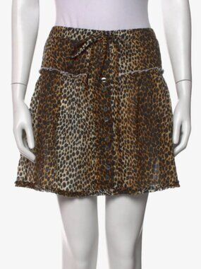 D&G Vintage Leopard Mini Skirt